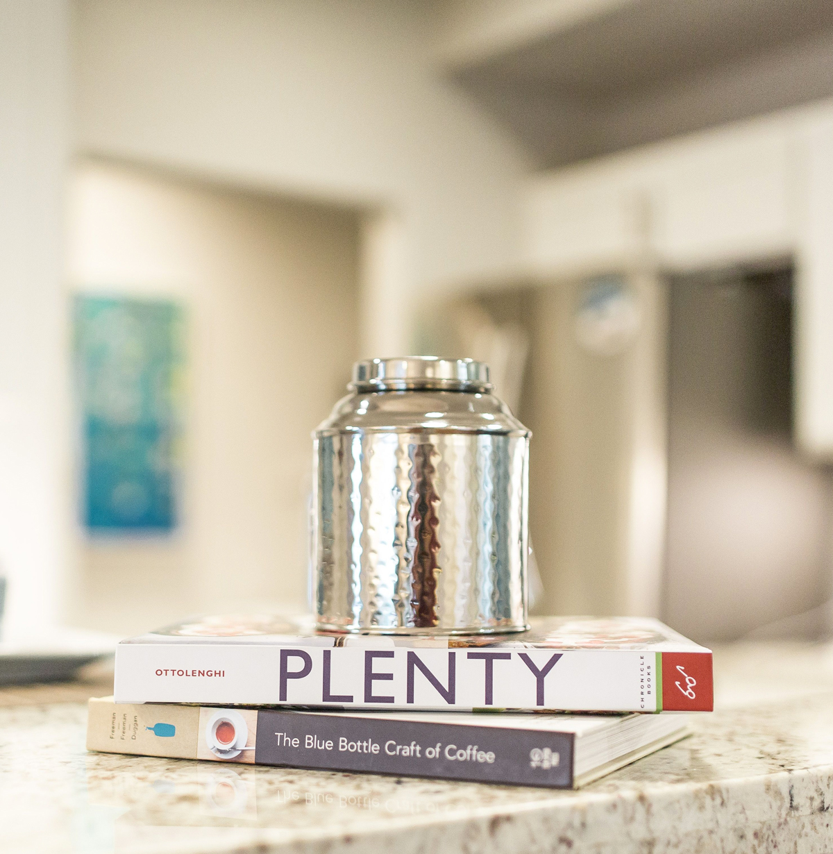 New modern kitchen counter.